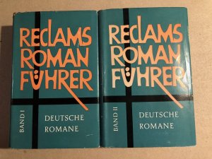 antiquarisches Buch – Johannes Beer – Reclams Roman Führer  - Deutsche Romane Band 1 und Band 2