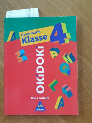 gebrauchtes Buch – Ingo Müller – OKiDOKi - Die Lernhilfe / Deutsch Grammatik Klasse 4