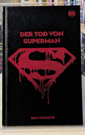 Der Tod von Superman Deluxe Leder-Edition - signiert v. Dan Jurgens