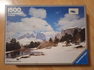 gebrauchtes Spiel – Ravensburger Puzzle, 1500 Teile, Am Pordoi-Joch