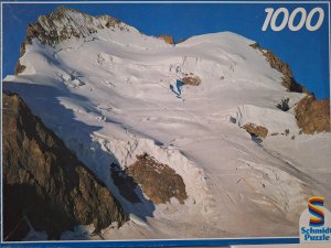 gebrauchtes Spiel – Schmidt Puzzle, 1000 Teile, Französische Alpen, Le Dauphiné