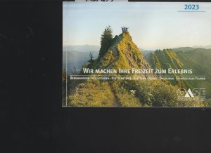 gebrauchtes Buch – Alpenkunde - Ohne Autor – Wir machen Ihre Freizeit zum Erlebnisse 2023. Bergwandern, Hochtouren, Klettersteige, Klettern, Kurse, Skitouren, Schneeschuh-Touren