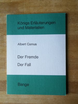 gebrauchtes Buch – Albert Camus – Der Fremde - der Fall