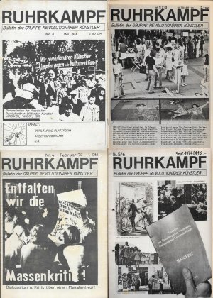 Ruhrkampf. Bulletin der Gruppe Revolutionärer Künstler. Nr. 0-6 [=Alles Erschienene]