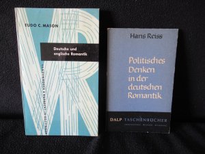 antiquarisches Buch – Eudo C. Masson -- Hans Reiss – Deutsche und englische Romantik   -------   Politisches Denken in der deutschen Romantik