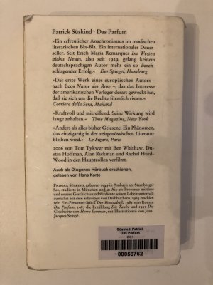 gebrauchtes Buch – Patrick Süskind – Das Parfum - Die Geschichte eines Mörders