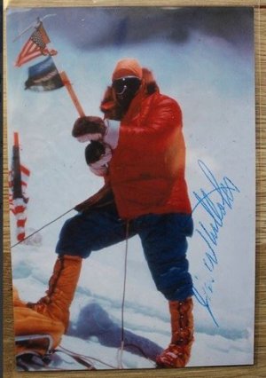 JIM WHITTAKER --- Erster Amerikaner auf dem Mount Everest --- Echtphoto 10 x 15 cm --- SIGNIERT / SIGNED --- Motiv I --- AUTOGRAPH / AUTOGRAMM