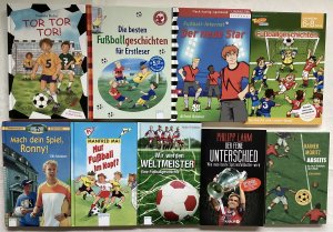 Sammlung Konvolut BücherPaket - Abseits - Toggo Fußballgeschichten 1:0 Für Patrik - Der feine Unterschied Wie man heute Spitzenfußballer wird Das letzte […]