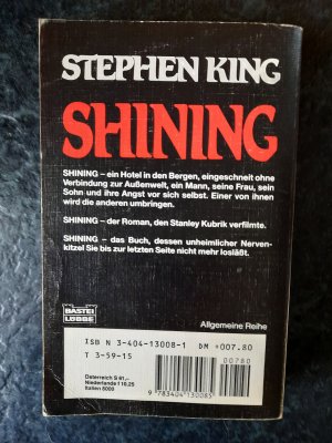 gebrauchtes Buch – Stephen King – Shining. Roman.