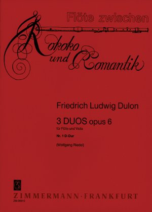 Duo für Flöte und Viola - Nr.1 in D-Dur aus den 3 Duos opus 6