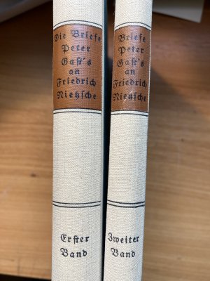 Die Briefe Peter Gasts an Friedrich Nietzsche. Erster Band: 1876-1883. Zweiter Band: 1884-1889.