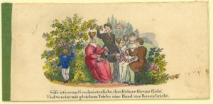 gebrauchtes Buch – Eine Familie mit Kindern bindet im Garten Rosengirlanden neben einem Rosenstrauch. gebrauchtes Buch – Eine Familie mit Kindern bindet im Garten Rosengirlanden neben einem Rosenstrauch.