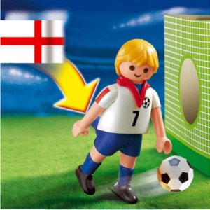 gebrauchtes Spiel – PLAYMOBIL 4709 - Fußballspieler England