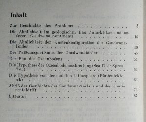 gebrauchtes Buch – M.G. Rawitsch – Die Rätsel Gondwanas