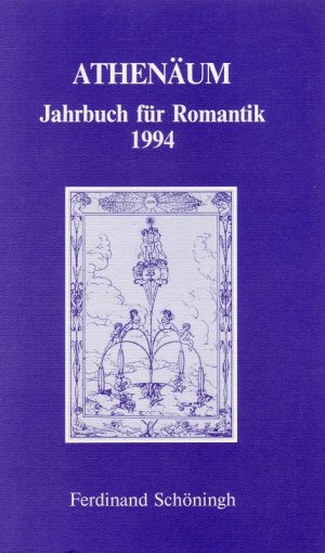 Athenäum, Jahrbuch für Romantik 1994: Bd 4