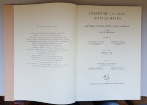 Chartae Latinae Antiquiores. Facsimile-Edition of the Latin Charters. 2nd. Series: Ninth Century. Part LXXV (75): Italy XLVII. Lucca IV.