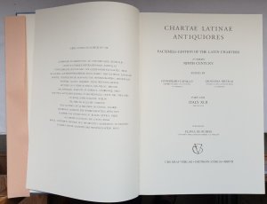 Chartae Latinae Antiquiores LXX (70): Italy XLII: Piacenza VII, Archivio Capitolare della Cattedrale.