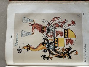 Heraldisches Original-Musterbuch für Künstler, Bauleute, Siegelstecher, Wappenmaler, Bildhauer, Steinmezen etc.