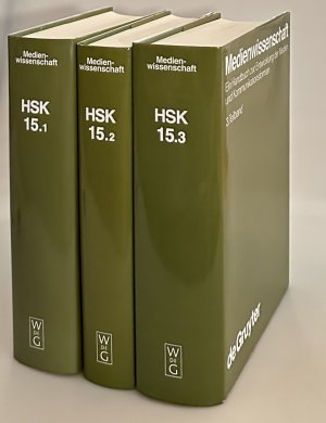 Medienwissenschaft [3 Teilbände, =komplett]. Ein Handbuch zur Entwicklung der Medien und Kommunikationsformen (=Handbücher zur Sprach- u. Kommunikationswissenschaft […]