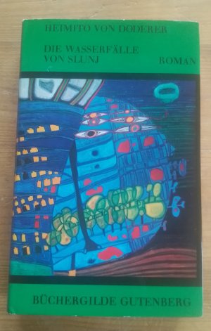 Die Wasserfälle von Slunj, Bild von Buchumschlag "Der blaue Mond" - von Hundertwasser