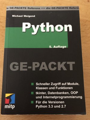 gebrauchtes Buch – Michael Weigend – Python GE-PACKT