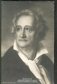 gebrauchtes Buch – 01673; Goethe. Nach dem Gemälde von Kolbe.