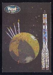 gebrauchtes Buch – x03145; Werbung. West in space.