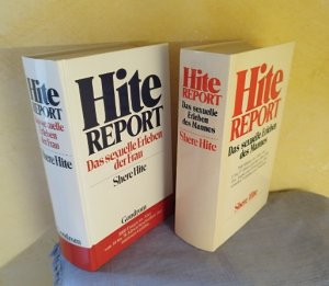 gebrauchtes Buch – Shere Hite – Hite-Report : Das sexuelle Erleben des Mannes + Das sexuelle Erleben der Frau (2 Bücher im Set)