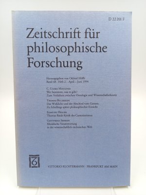 Zeitschrift für philosophische Forschung; Band 48, Heft 2 (April-Juni 1994)