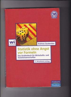 gebrauchtes Buch – Fachbuch - Quatember, Andreas – Andreas Quatember, Statistik ohne Angst vor Formeln