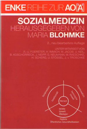 gebrauchtes Buch – BLOHMKE, M.  – Sozialmedizin