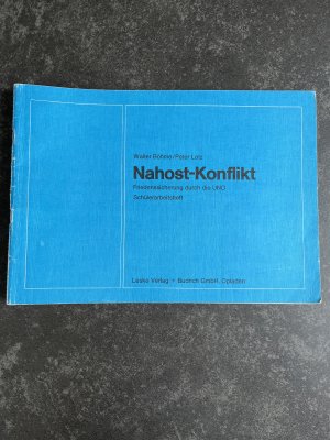 Nahost-Konflikt Friedenssicherung durch die UNO