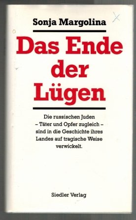 gebrauchtes Buch – Sonja Margolina – Das Ende der Lügen. Rußland und die Juden im 20. Jahrhundert