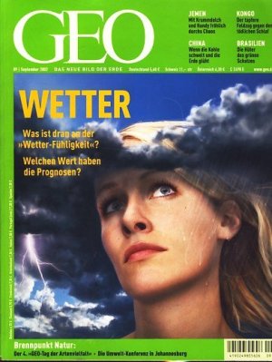 gebrauchtes Buch – Diverse - – Zeitschrift , Magazin : Geo : Heft 9 September 2002 : Wetter