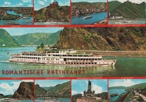 gebrauchtes Buch – Postkarte: Rhein - u.a. Koblenz - 1981