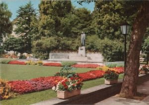 Postkarte: Bad Woerishofen - Pfarrer-Kneipp-Denkmal - 1974