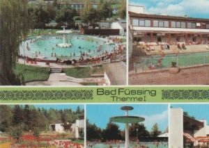 Postkarte: Bad Fuessing - Therme I - 1984