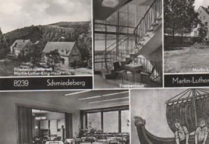 gebrauchtes Buch – Postkarte: Schmiedeberg - Martin-Luther-King-Haus - 1972