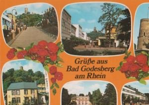 gebrauchtes Buch – Postkarte: Bonn - Bad Godesberg am Rhein - 1989