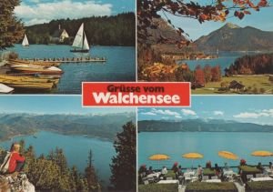 gebrauchtes Buch – Postkarte: Walchensee - ca. 1980