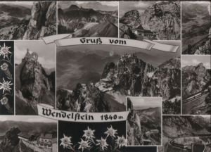 antiquarisches Buch – Postkarte: Wendelstein - mit 10 Bildern - ca. 1960