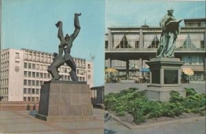 Postkarte: Rotterdam - Niederlande - Monument Zadkine