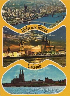 gebrauchtes Buch – Postkarte: Koeln - 3 Bilder