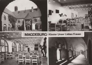 gebrauchtes Buch – Postkarte: Magdeburg - Kloster Unser Lieben Frauen