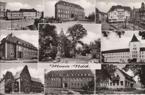 Postkarte: Moers - 9 Bilder