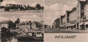 gebrauchtes Buch – Postkarte: Wolgast - 3 Bilder