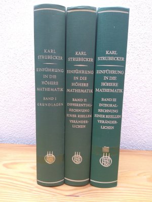 Einführung in die Höhere Mathematik mit besonderer Berücksichtigung ihrer Anwendungen auf Geometrie, Physik, Naturwissenschaften und Technik. Drei Bände […]