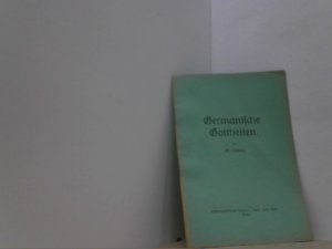 Germanische Gottheiten. Sonderabdruck.