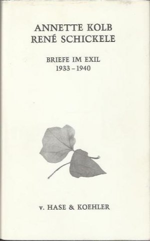 Briefe im Exil: 1933 - 1940 (44816)