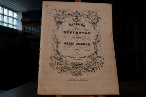 antiquarisches Buch – Beethoven, Ludwig van – Adelaide de Beethoven transcrite pour Piano seul par Henri Cramer.